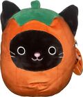 Squishmallows Calio Black Cat Pumpkin 8" Plush Jack O Lantern W/ Tags (2022)