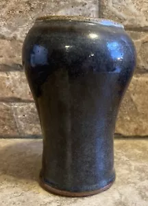 Glazed Stonewear Pottery Vase (Handmade) - Picture 1 of 7