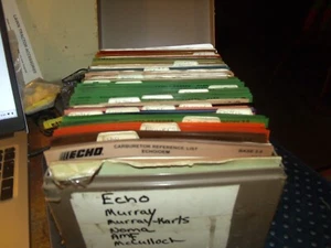 Lot of hundreds +Engine Microfiche 1980's- 90  echo murray amf - Picture 1 of 7