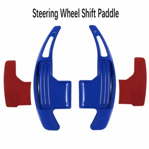 Fits Ford Mustang 2015-23 Aluminum Steering Wheel Shift Paddle DSG Shifter-Blue - Picture 1 of 9