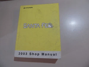Werkstatthandbuch Service repair manual Hyundai Santa Fe Benziner Diesel 2003 - Bild 1 von 12