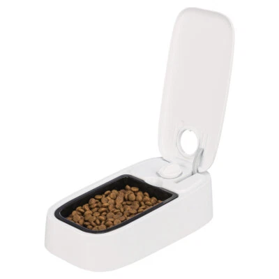 Trixie Futterautomat TX1 für Hunde, 300ml, 48h Timer, rutschfest, weiß - Bild 1 von 4