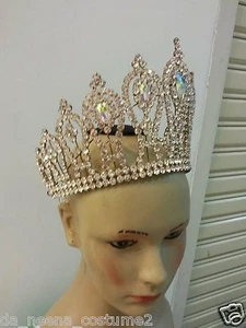 Da NeeNa Hqc15005 Rey de la Dama y el Caballero Cristal Tocado Corona - Imagen 1 de 3