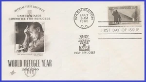 USA4 #1149 U/A ARTCRAFT FDC   World Refugee Year - Picture 1 of 1