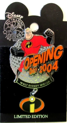WDW INCREÍBLES COLECCIÓN DÍA DE APERTURA EPCOT/MR. INCREÍBLE PIN - LE 3000 #33916 Foto 1 de 3