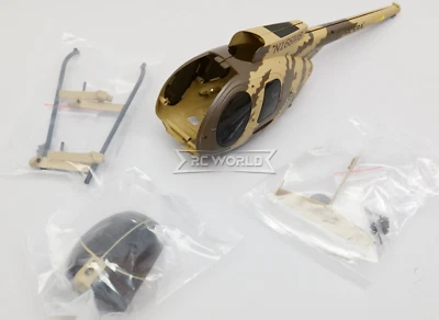 RC Era 5 Blade HELICOPTER PARTS -C189 MAIN FUSELAGE KIT- *TAN CAMO* - Image 1 of 4