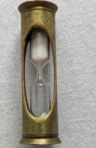 Brass 'The Cadd-Plus Pump' Hour Glass - Picture 1 of 9