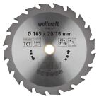 Wolfcraft-6376000-Kreissgeblatt HM, 30 Zhne 190 mm