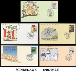 AUSTRALIA - 2000 LIBRO CLÁSICO AUSTRALIANO PARA NIÑOS - JUEGO DE 5 FDC - Imagen 1 de 1