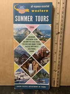 1964 Union pacific railroad Western Summer Tours ￼Pamphlet ￼