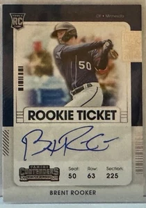 2021 Panini Contenders Autograph Brent Rooker AU - Bild 1 von 1