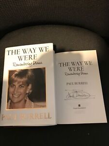 *Signed* PAUL BURRELL 'The Way We Were : Remembering Diana' (Princess / Charles)