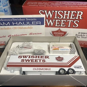 Swisher Sweets Rob Moroso #20 1989 Rookie of the Year with COA NASCAR Hauler - Picture 1 of 13