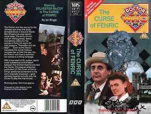 Doctor Who: The Curse of Fenric VHS Cover Signed by SOPHIE ALDRED - Picture 1 of 1