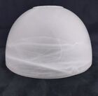 Frosted Marbled Alabaster Style Dome Bell Lamp Shade 7 x 4-3/8 Hole Fitter 1-5/8