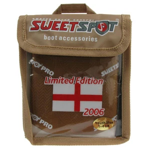 Funda de Botas de Fútbol Sweetspot Látex Edición Limitada Dorada Inglaterra Reino Unido Talla 1-4 - Imagen 1 de 1
