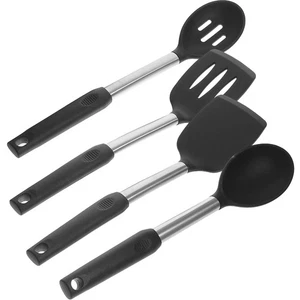 Silikon Geschirr Set Kochutensilien Sets Utensilien Wok Spatel zur Verwendung - Bild 1 von 12
