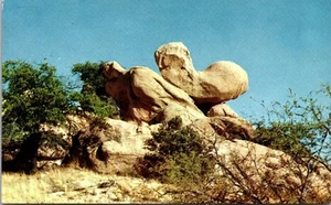 Vintage Postcard- Eagle Rock & Cradle Rock Texas Canyon Arizona Unposted - Picture 1 of 2