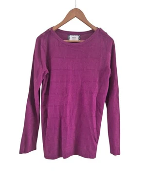 Maine New England Women's Soft Knit Jumper Pullover  Purple UK 12 - Image 1 of 4