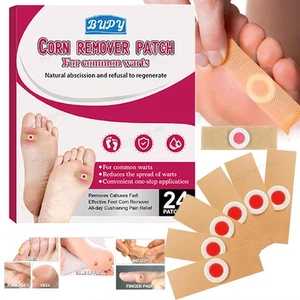 24/48x Corn Removal Patch Toe Callus Corn Remover Pads Wart Treatment Patch Foot - Picture 1 of 19