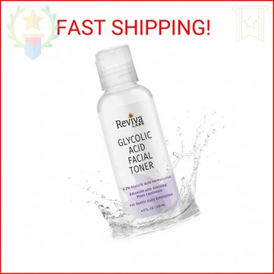 Toner facial ácido glicólico Reviva Labs, 4 onças - Imagem 1 de 2