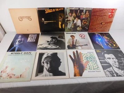 1980s Soft Rock Vinyl Record LP Collection x12 Billy Joel Hall Oates Genesis Foto 1 de 4