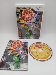 Pizza Delivery Boy (Nintendo Wii) CIB Complete in Box w/ Manual - Picture 1 of 8