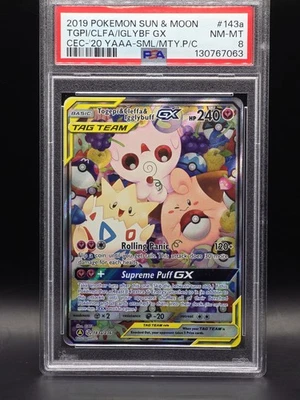 Togepi & Cleffa & Igglybuff GX 143A/236 Alternate Art Holo PSA 9 - Image 1 of 2