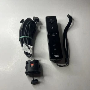 Mando a distancia OEM Nintendo Wii RVL-003 con Nunchuk RVL-004 y adaptador de movimiento RVL-026 - Imagen 1 de 8