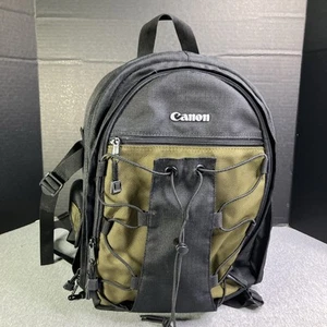 Canon Deluxe Backpack 200EG for Cameras - 6229A003 Black Olive Green - Picture 1 of 14