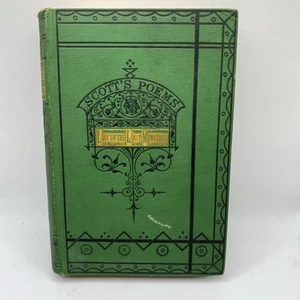 Antique 1871 Poetry Book Sir Walter Scott LAY OF THE LAST MINSTREL-Oakley, Mason - Picture 1 of 21