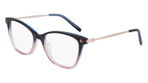 NUOVI occhiali da vista DKNY DK7010 480 cristallo sfumato blu navy/pesca 100% AUTENTICI - Foto 1 di 1