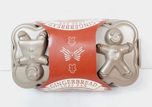 New Nordic Ware Gingerbread Holiday Non-Stick Loaf Pan 1 lb. 454 Grams - Picture 1 of 4