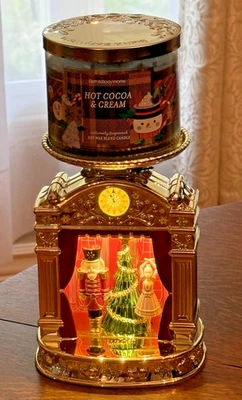 NUTCRACKER BOX BATH BODY WORKS  3 WICK CANDLE HOLDER NEW RELEASE HOLIDAY 2025 - Image 1 of 4