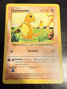 Pokémon TCG - Charmander - 46/102 - Common - Shadowless - Base Set - Picture 1 of 10