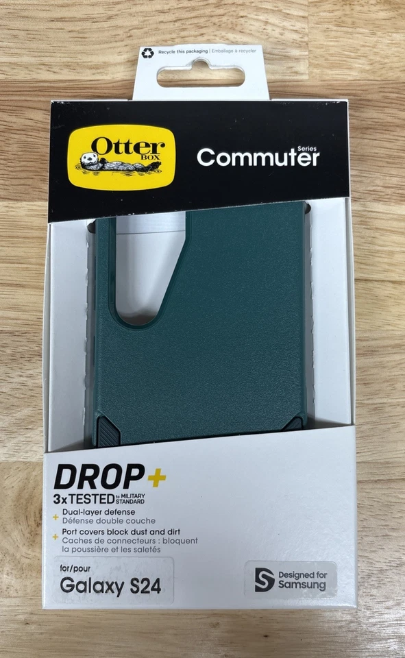 OtterBox COMMUTER Case for Samsung Galaxy S24 Color- Greens -77-94504