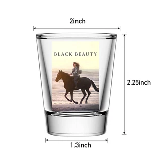 Black Beauty (2020) 1.6oz Shot Glass Barware - Picture 1 of 1