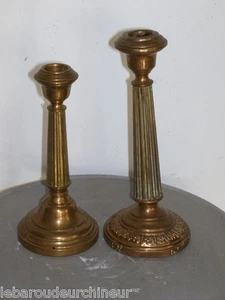 2 Candle Holders Antique Orient - Picture 1 of 1