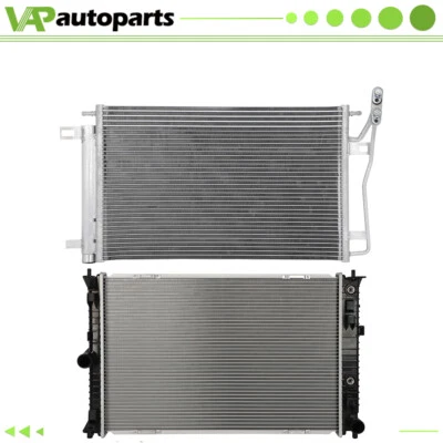 For 2010-2012 Ford Fusion 2007-2012 Lincoln MKZ Radiator & Condenser Assembly - Image 1 of 4