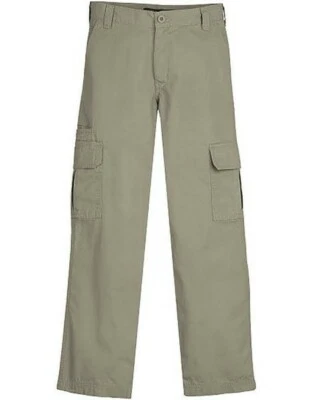 DICKIES Boy's Relaxed Fit Beige Cargo Pants Size 8 NEW - Image 1 of 2
