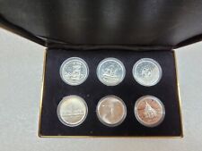 1939,1949,1958,1964,1967, AND 1976 SET OF 6 CANADIAN SILVER DOLLARS UNC