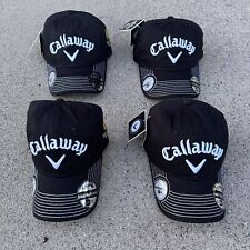 Black Callaway Golf New With Tags Strap Hat Lot of 4 Brand New Mirassou Winery