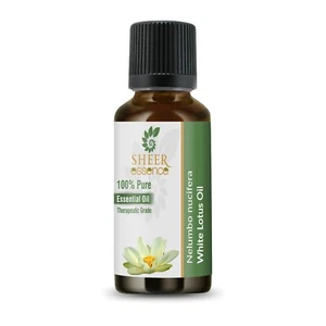 White Lotus Oil-Pure Top Premium Oil-100% Absolute Organic Essential Oil 5-100ML - Picture 1 of 8