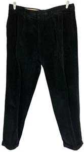 BROOKS BROTHERS Men’s Elliot Blue Corduroy Pleated Front Chinos Pants Size 40x32 - Picture 1 of 7