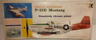Hawk Classic North American P-51D Mustang  1/48 Scale Kit with Chrome Plating