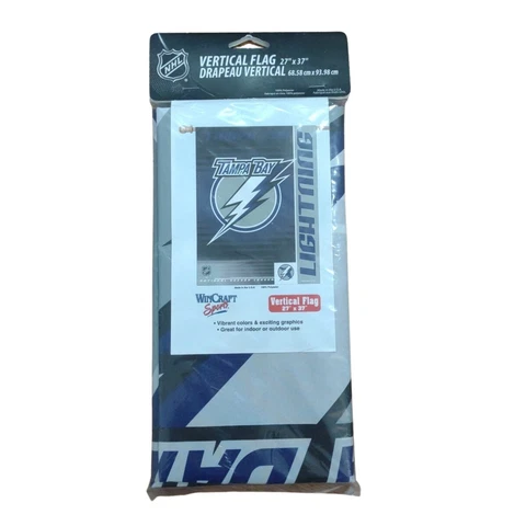Tampa Bay Lightning NHL Vertical Flag 27" x 37" NEW Polyester Cover
