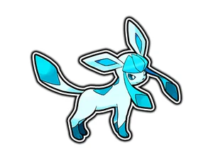 Glaceon Waterproof Vinyl Sticker Decal Die-Cut - Picture 1 of 1