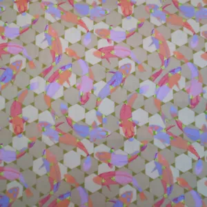 3 1/2 yards Koi Geometric Cotton Quilt Fabric Craft Material # - Picture 1 of 3