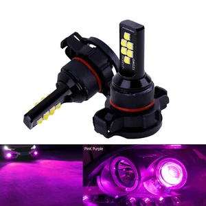 5202 Pink Purple LED Bulb SMD 3030 Bright Fog Light Plug N Play for GMC Sierra - Picture 1 of 10