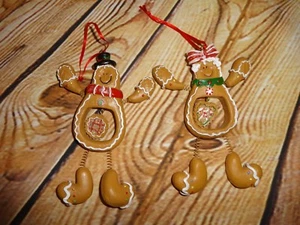 Juego de galletas de pan de jengibre para niña y niño adorno de vacaciones primavera manos colgantes pies - Imagen 1 de 4